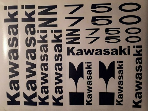 Planche stickers kawasaki - de,