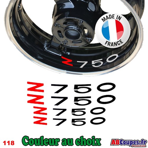Stickers jantes z750 20 et - -,
